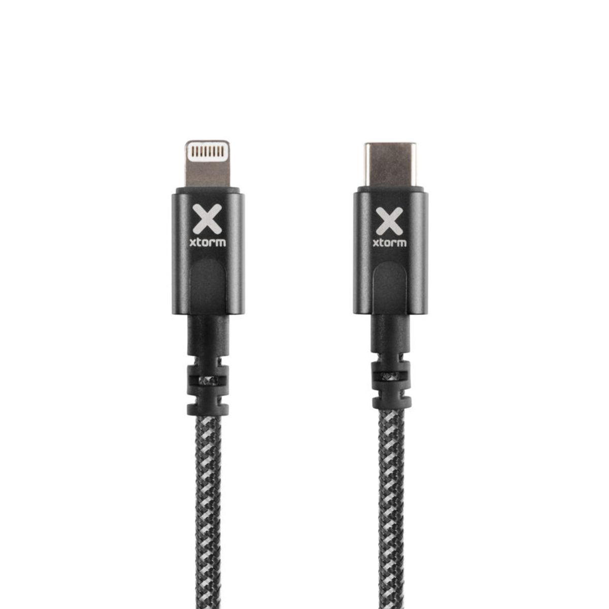 PREMIUM USB-C /LIGHTNING KABEL 1M SORT