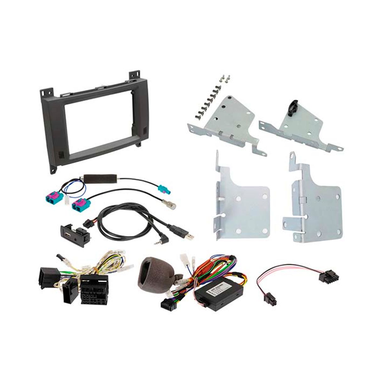 Alpine KIT-702-447 7" indbygningskit m. can for Vito IV