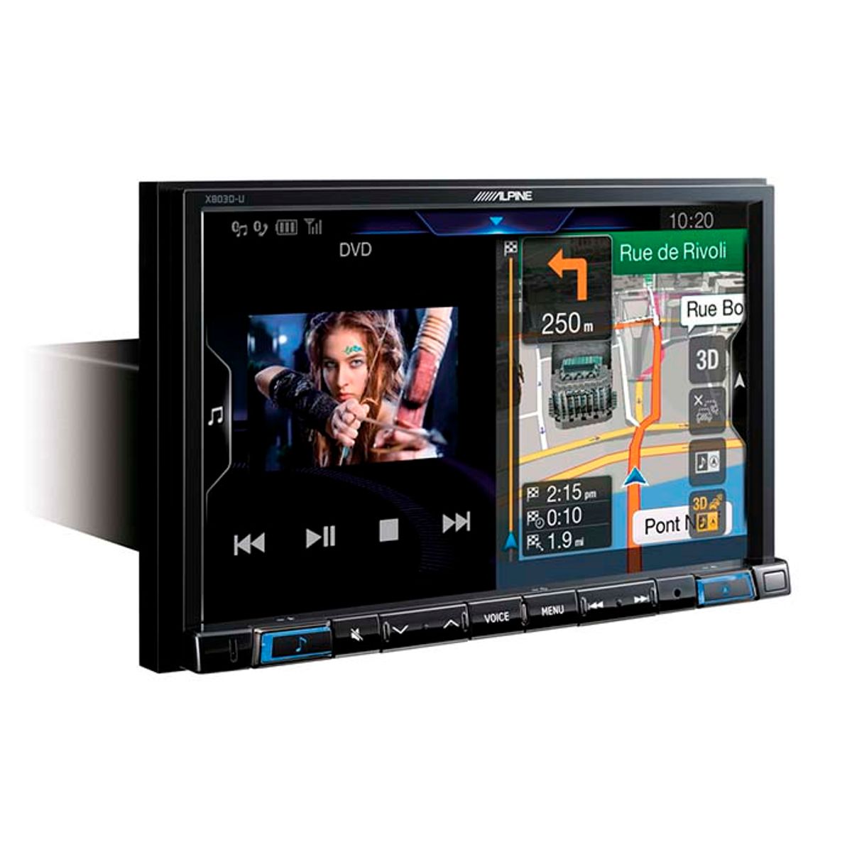 Alpine x803du style 2-DIN 8" multimedia station