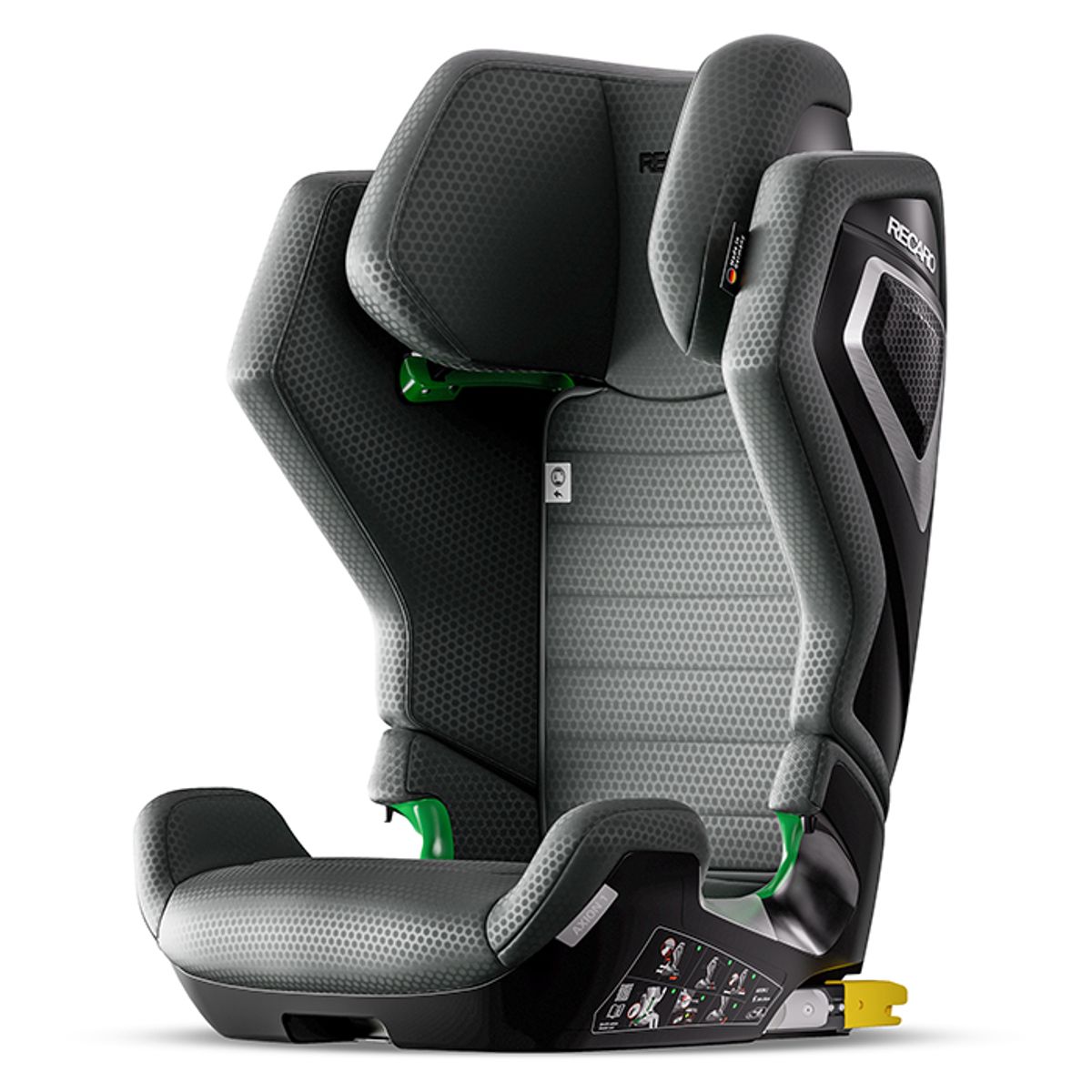 Recaro Autostol Axion 1 Grå R129 100-150 Cm