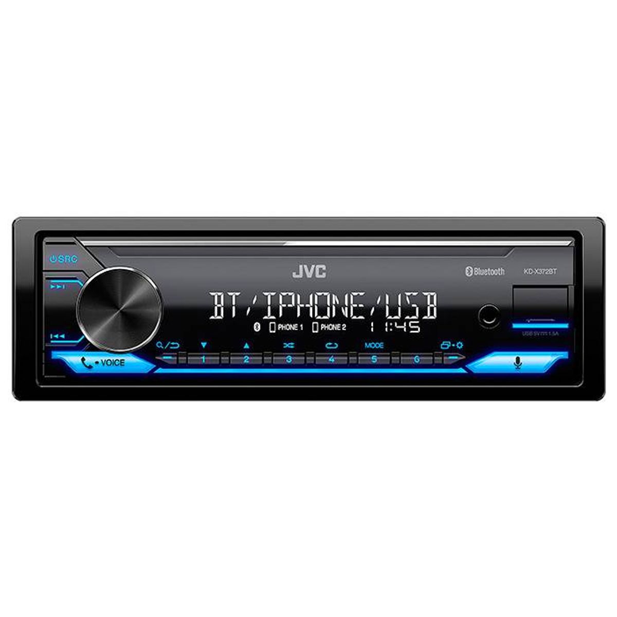 JVC KD-X372BT - autoradio/bilradio 100mm dyb