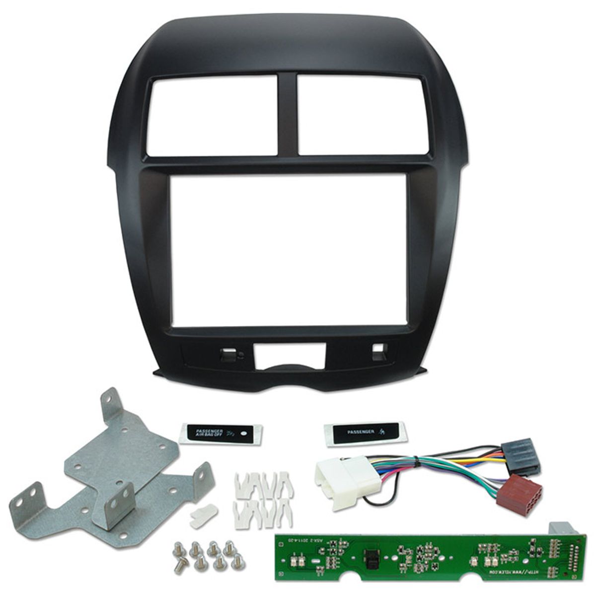 2-DIN 8" kit til Mitsubishi asx