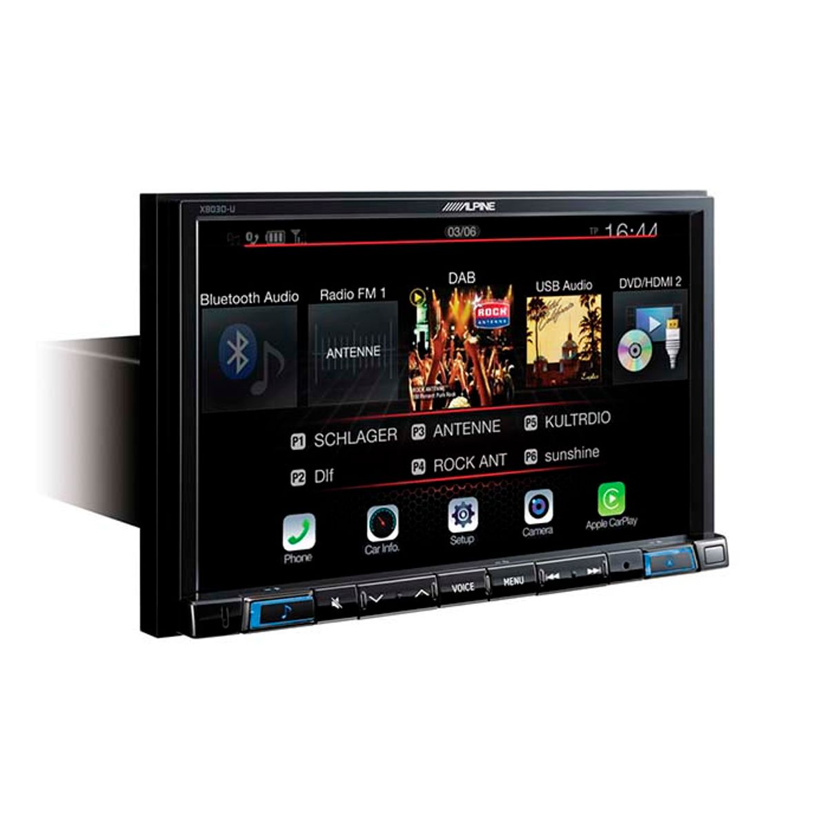 Alpine X803DC-U 2-DIN 8" multimedia station u.d