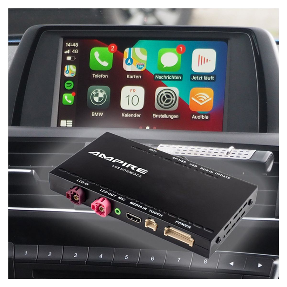 CarPlay Adapter BMW EVO 1-7-serie, X-serie, Mini m.fl