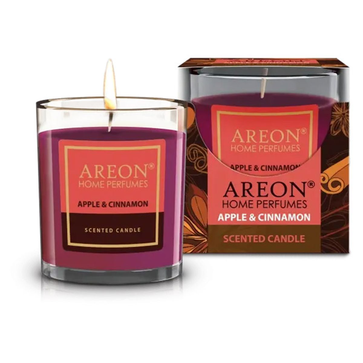 Areon Home, Duftlys, Apple & Cinnamon