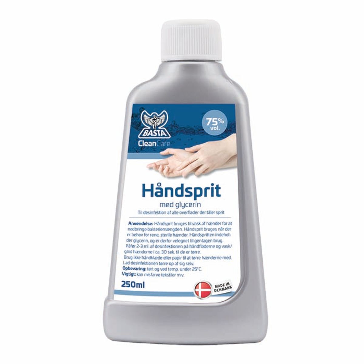 Basta håndsprit 250ml 75% med glycerin