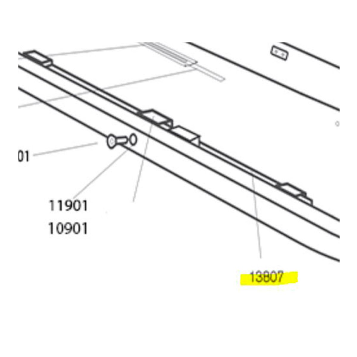 Thule låseskinne Alpine 100