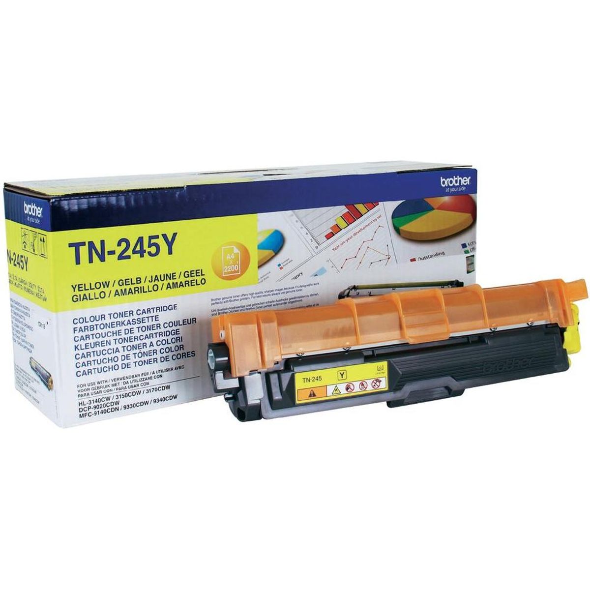 Brother TN245Y Yellow Laser Toner