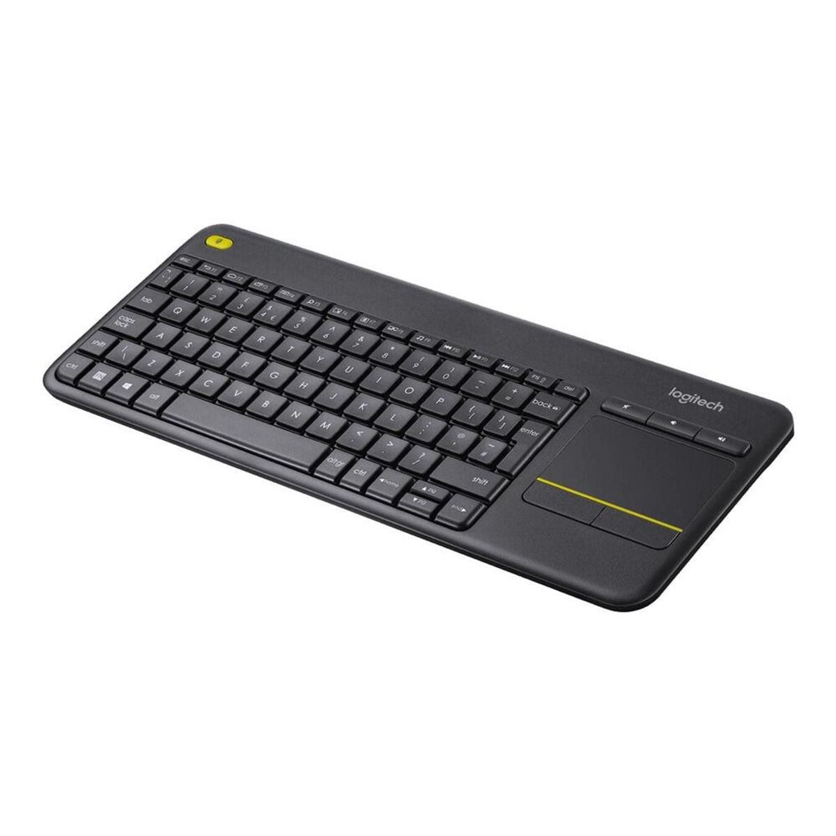 Logitech Wireless Touch tastatur K400 Plus - Sort