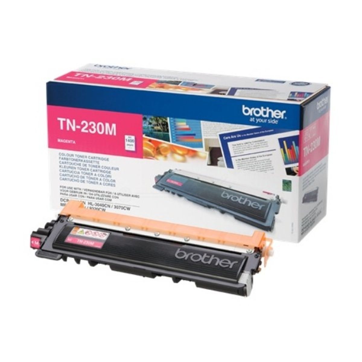 Brother TN230M rød lasertoner original