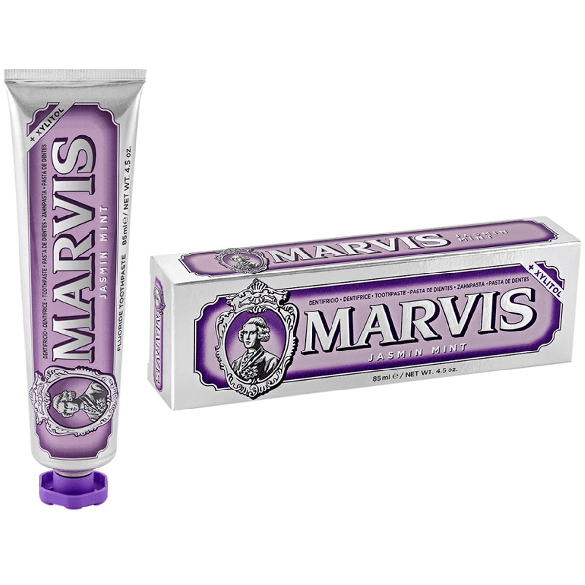 Marvis Jasmin Mint Tandpasta, 85ml.