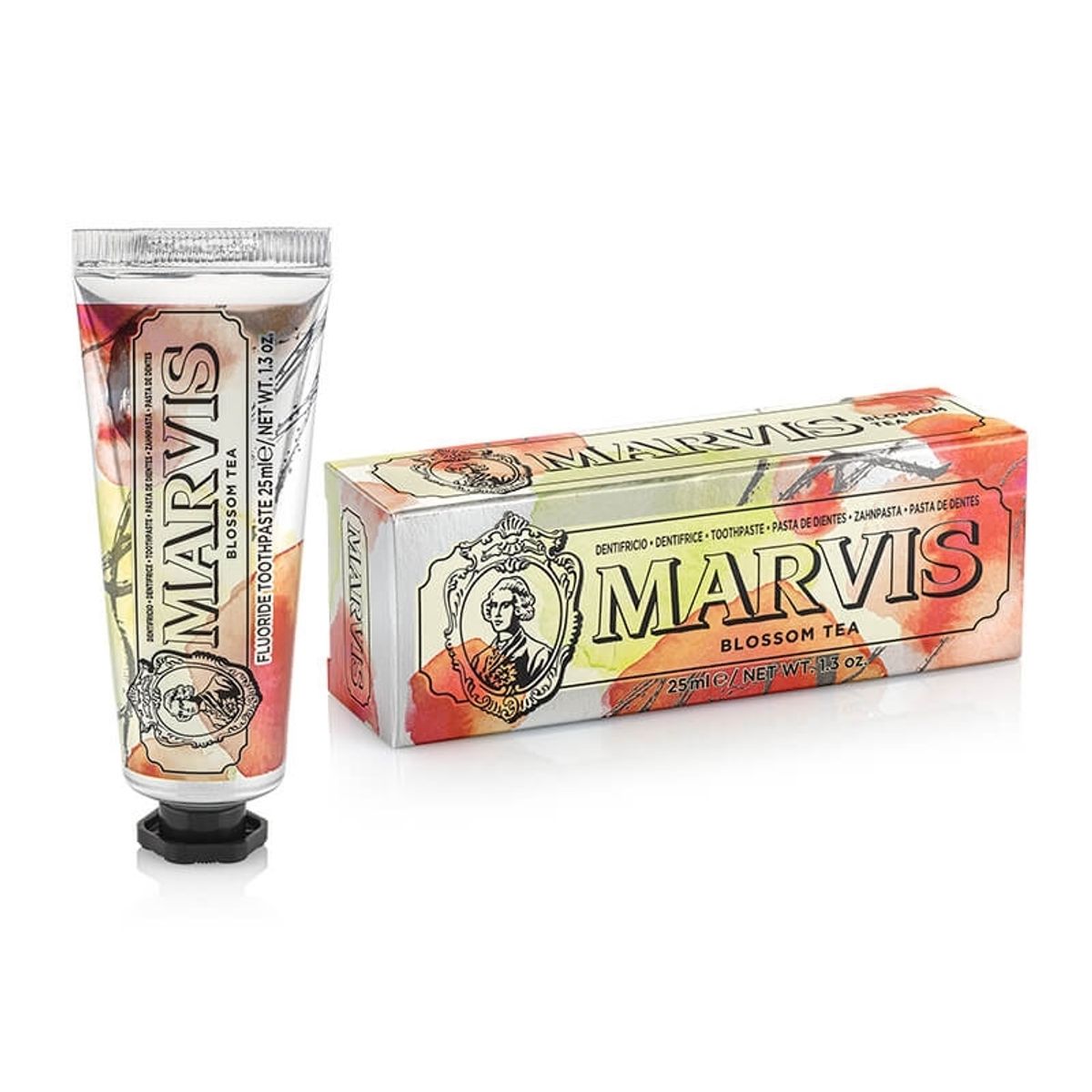 Marvis Tandpasta - Blossom Tea - 25 ml. (Rejsestørrelse)