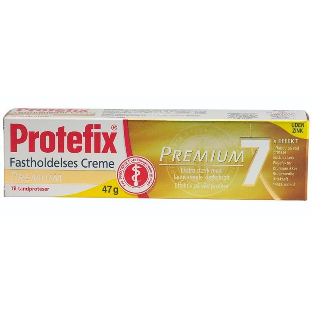 Protefix fastholdelsescreme Premium 47 gram.