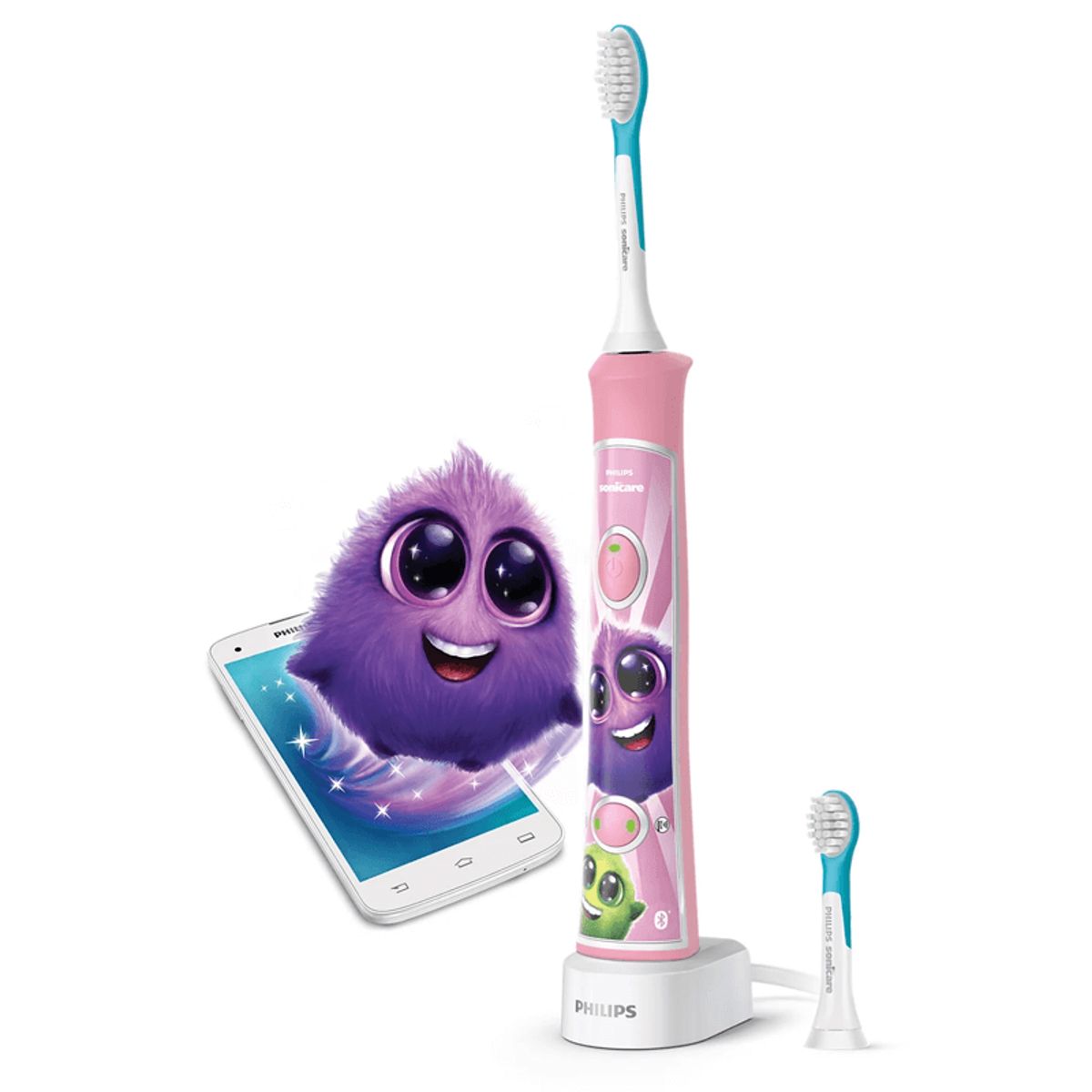 Sonicare for kids eltandbørste - Rosa