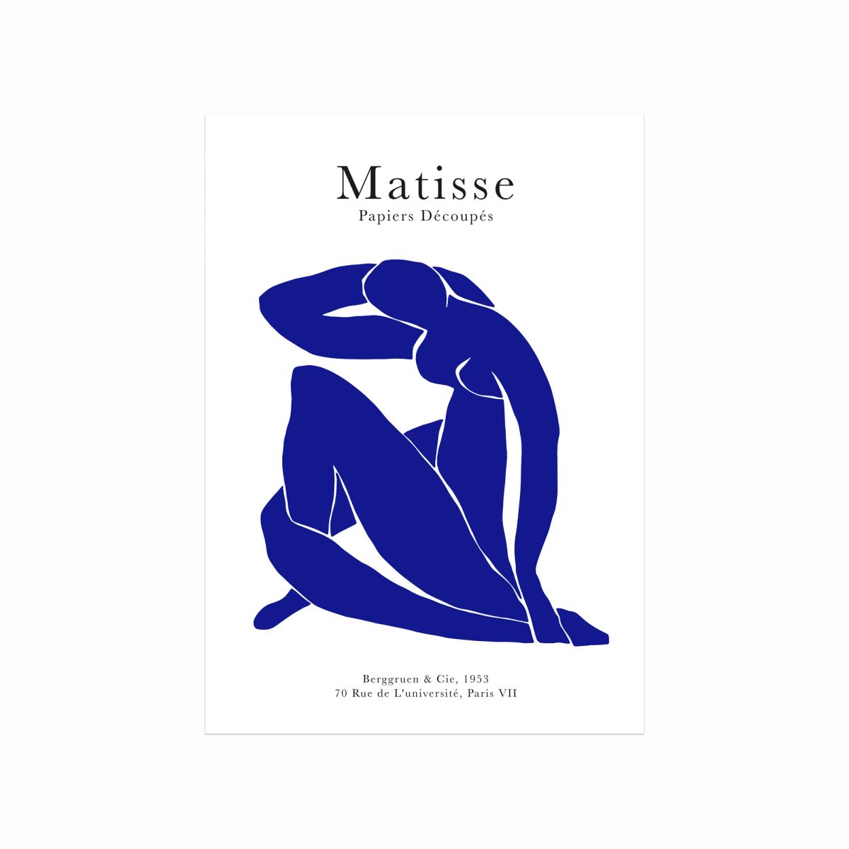 Henri Matisse plakat Femme Bleu