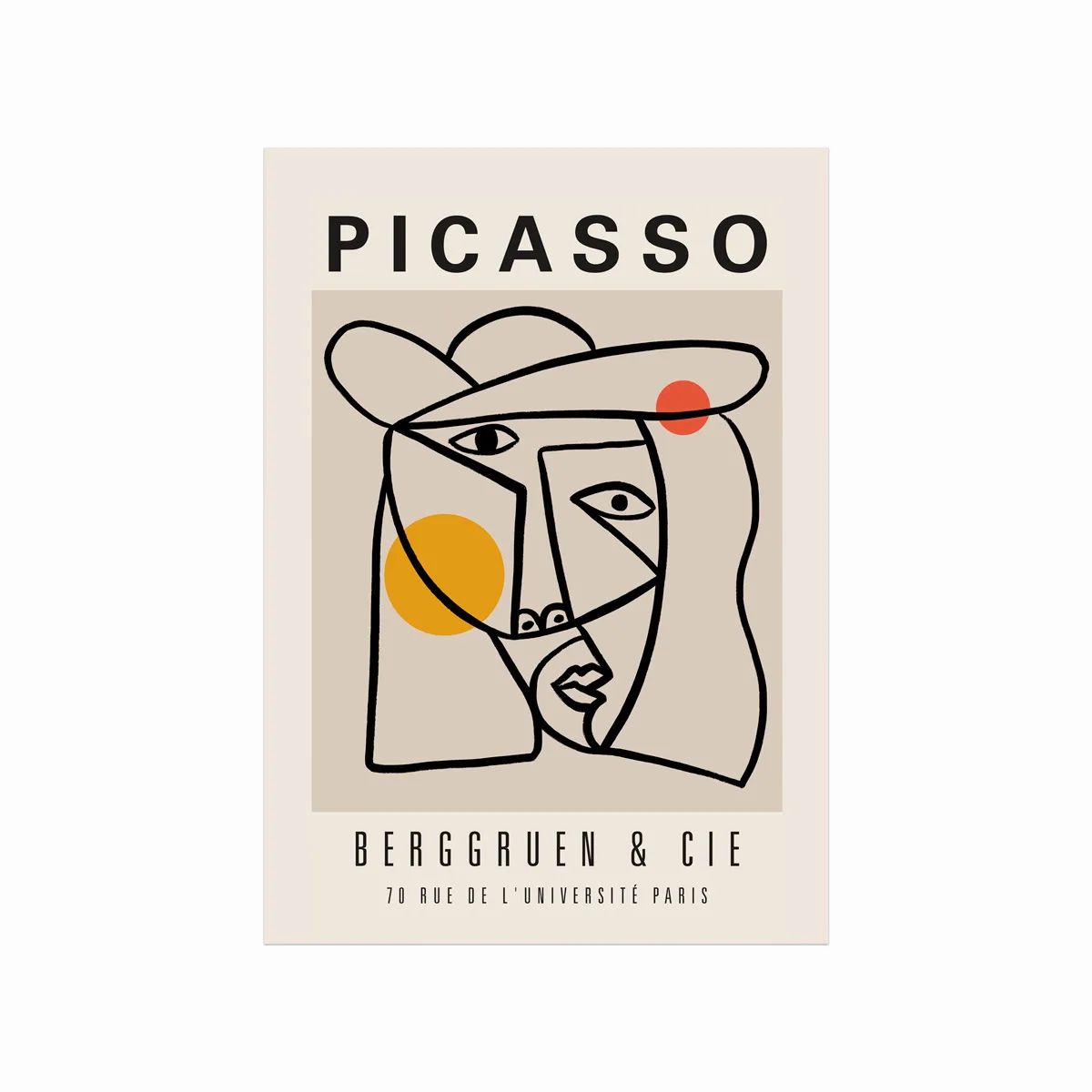 Pablo Picasso plakat Berggruen & Cie