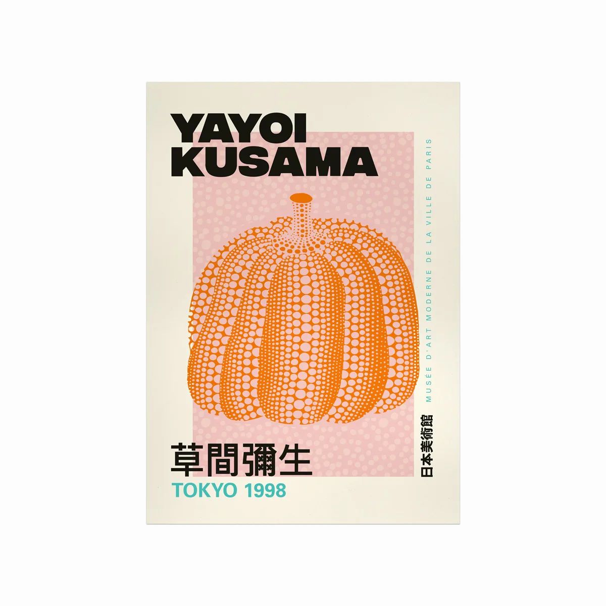 Yayoi Kusama plakat Pumpkin 01