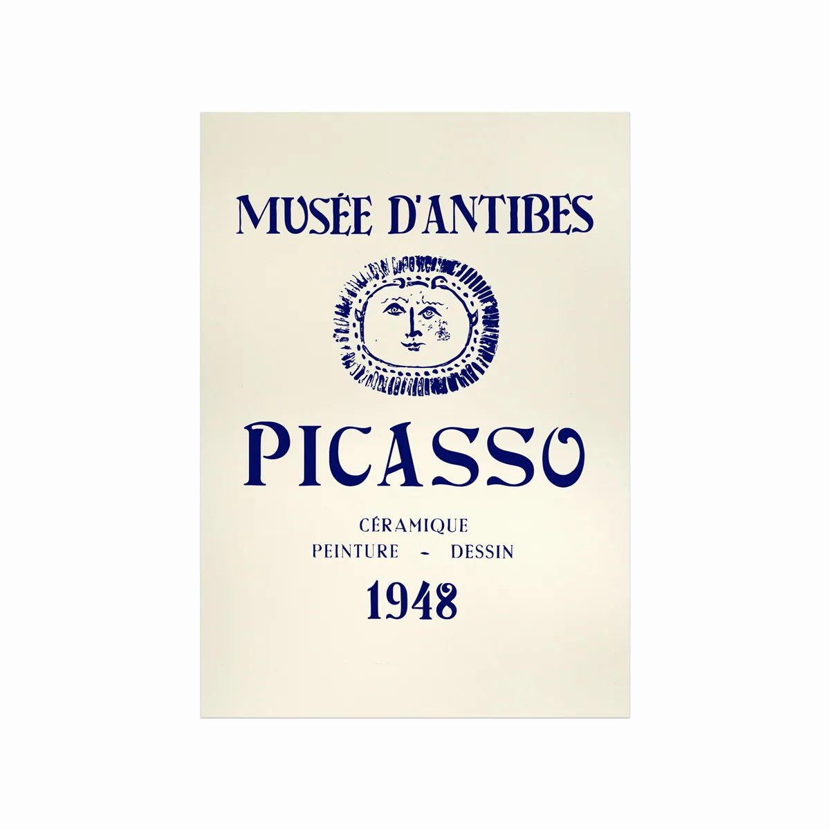 Pablo Picasso plakat Musée D'Antibes