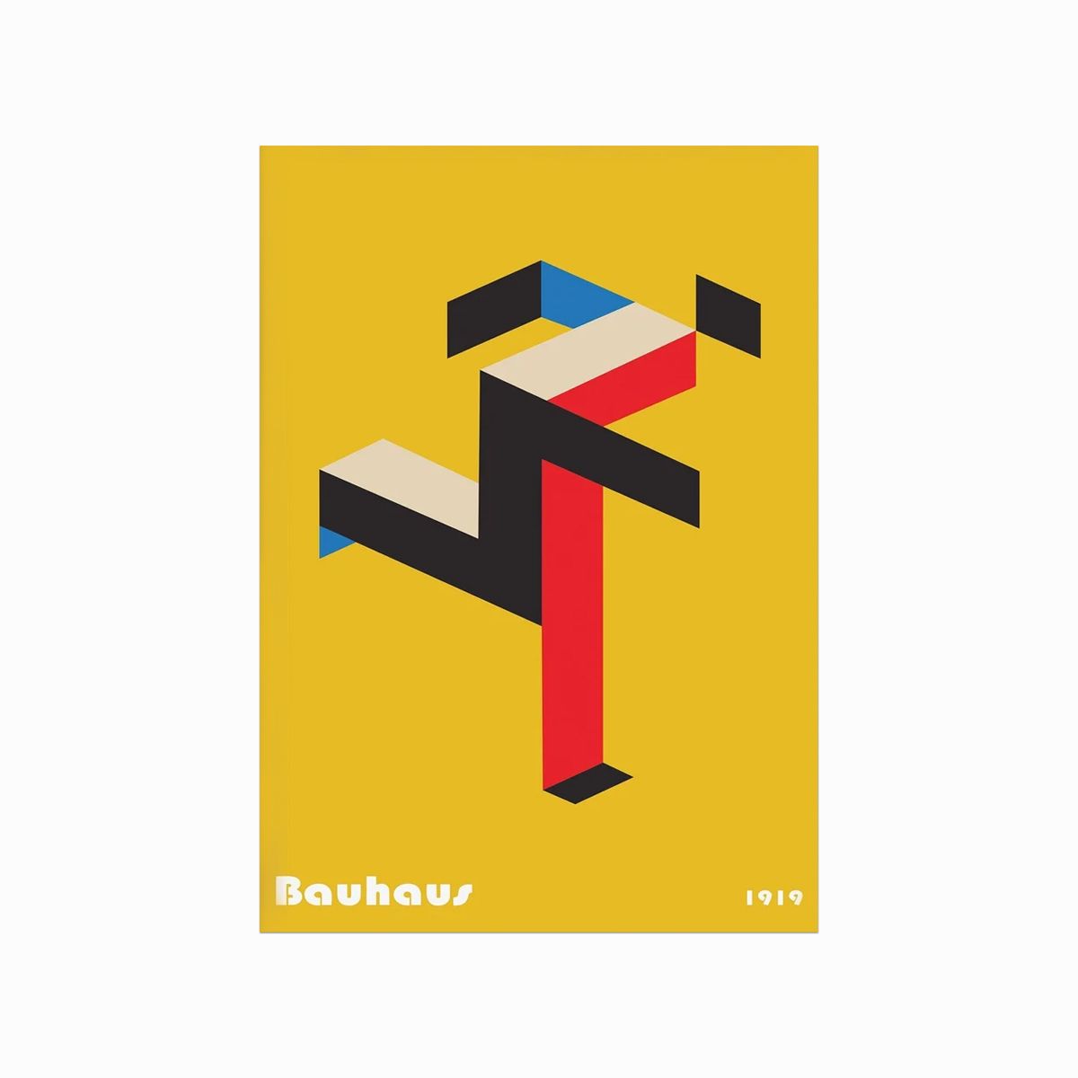 Bauhaus plakat Running man