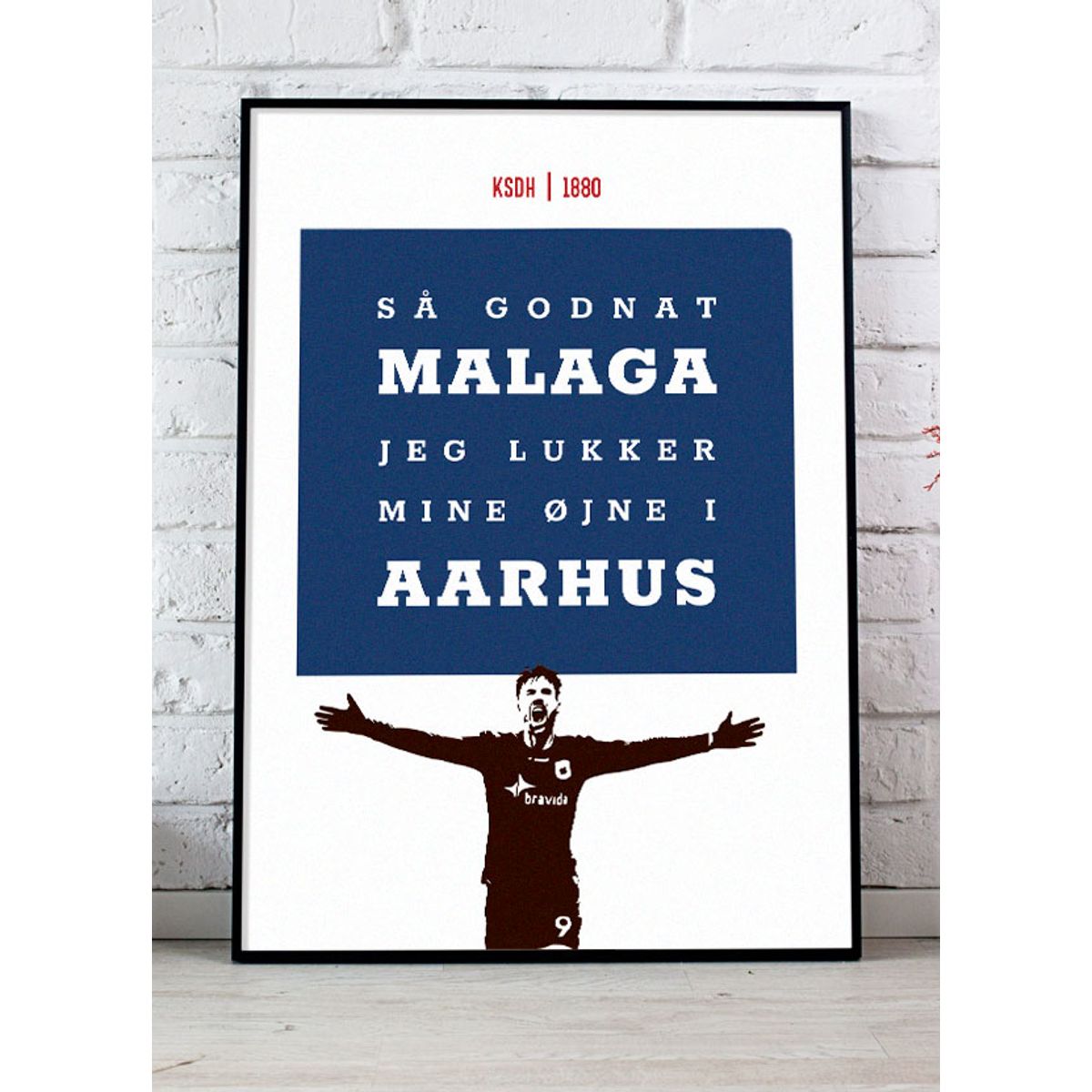 AGF-plakat - Malaga Patrick - 70 x 100 cm - Kr. 349,-