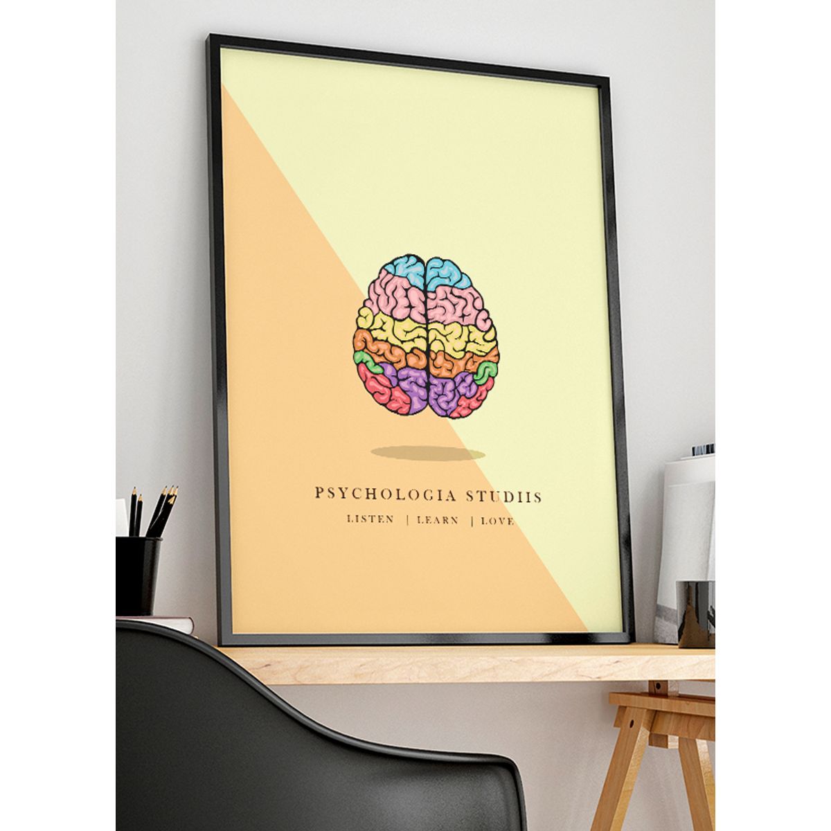 Psykologistuderende-plakat - 50 x 70 cm - Kr. 279,-