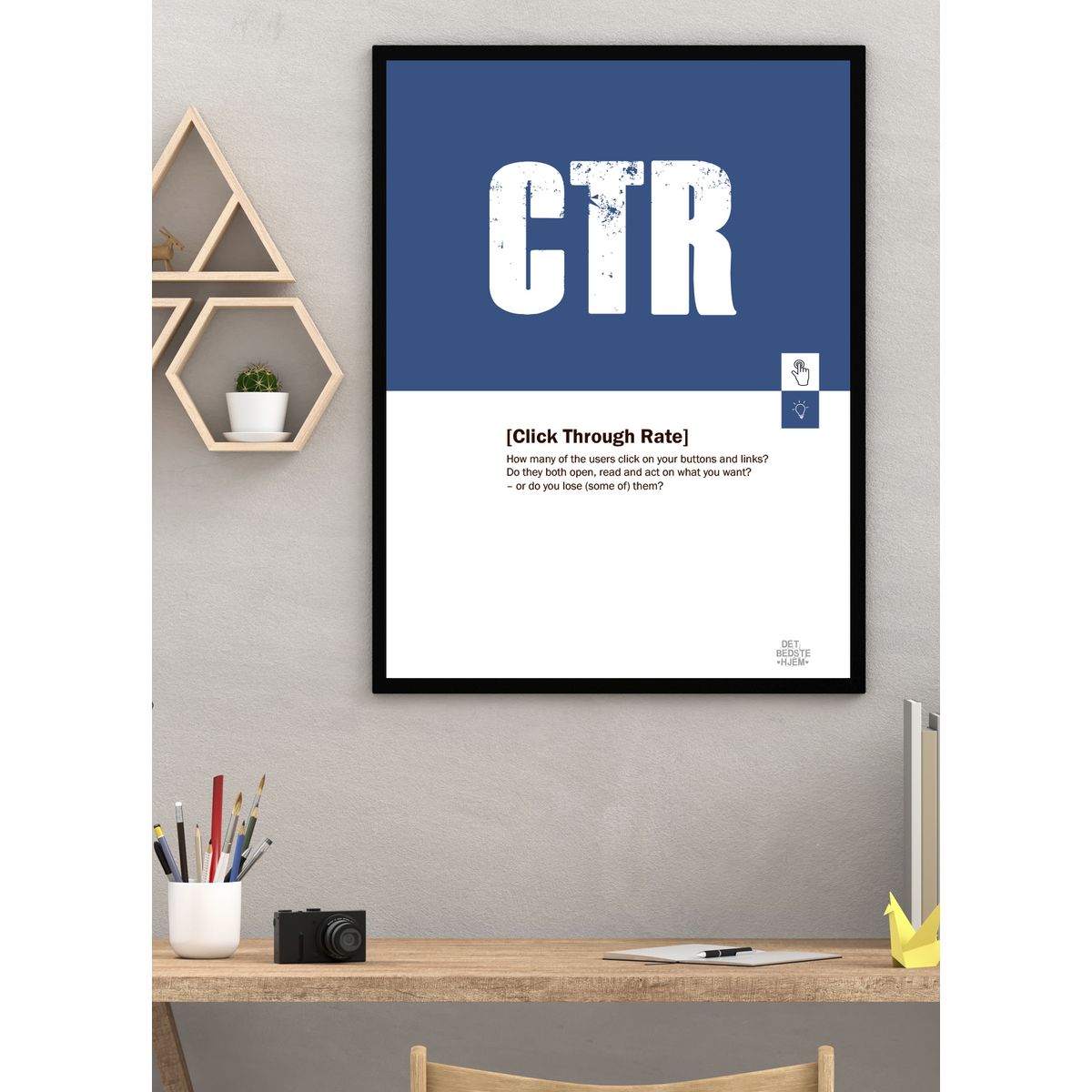 CTR-marketing-plakat - 70 x 100 cm - Kr. 349,-