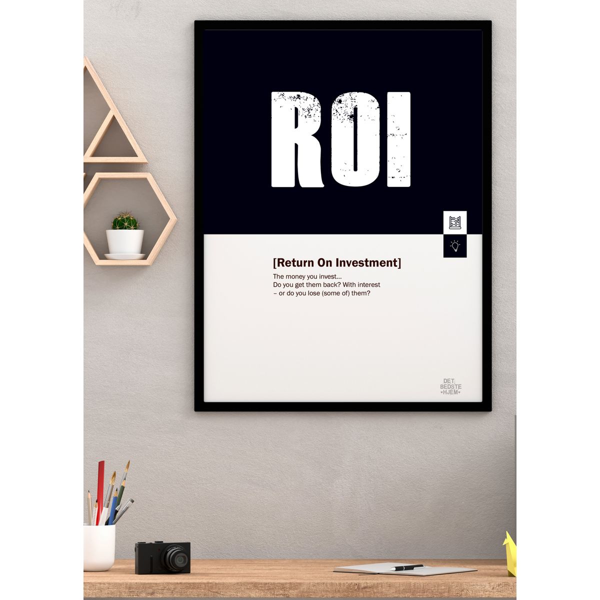 ROI-marketing-plakat - 21 x 29,7 (A4) Kr. 199,-