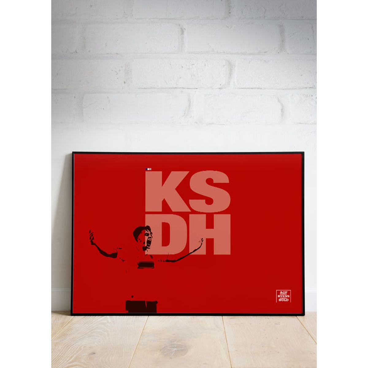 KSDH-plakat - Byens hold - Jubel - Download PDF og print selv i mange formater - kr. 299