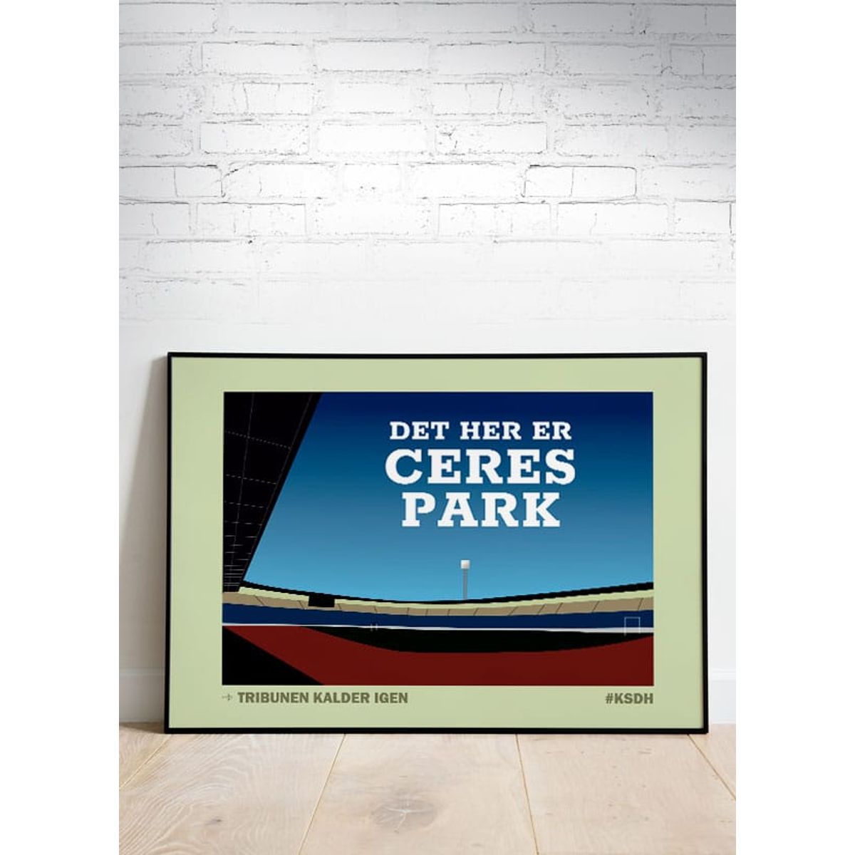 Det her er Ceres Park - plakat - vandret - 29,7 x 21 cm (A4) Kr. 199,-