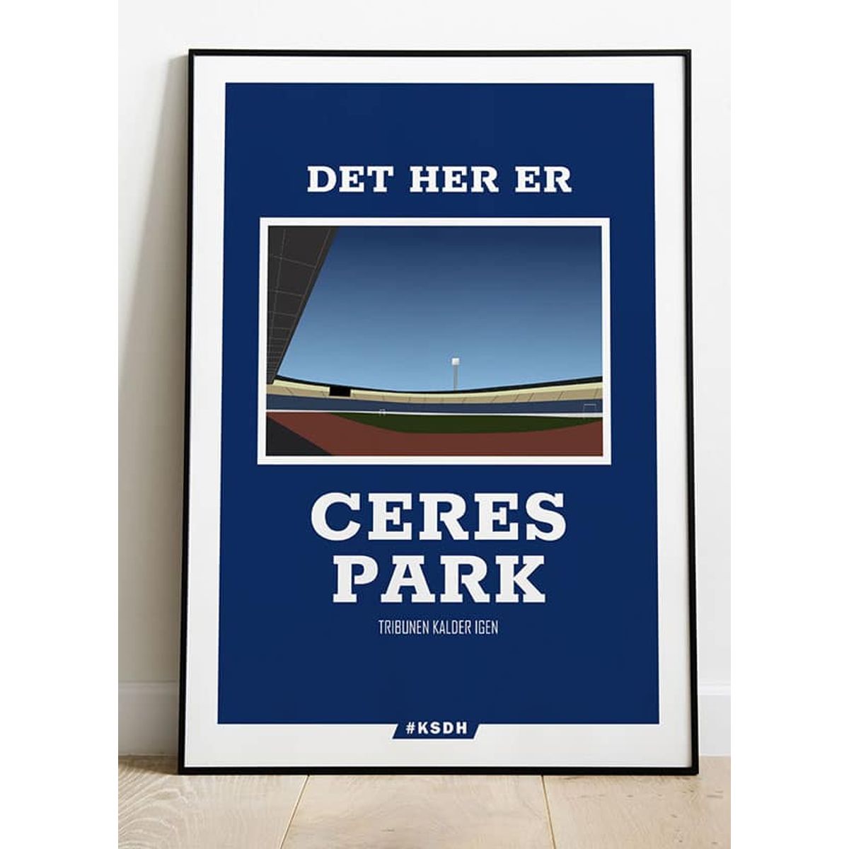 Det her er Ceres Park plakat - 50 x 70 cm - Kr. 279,-