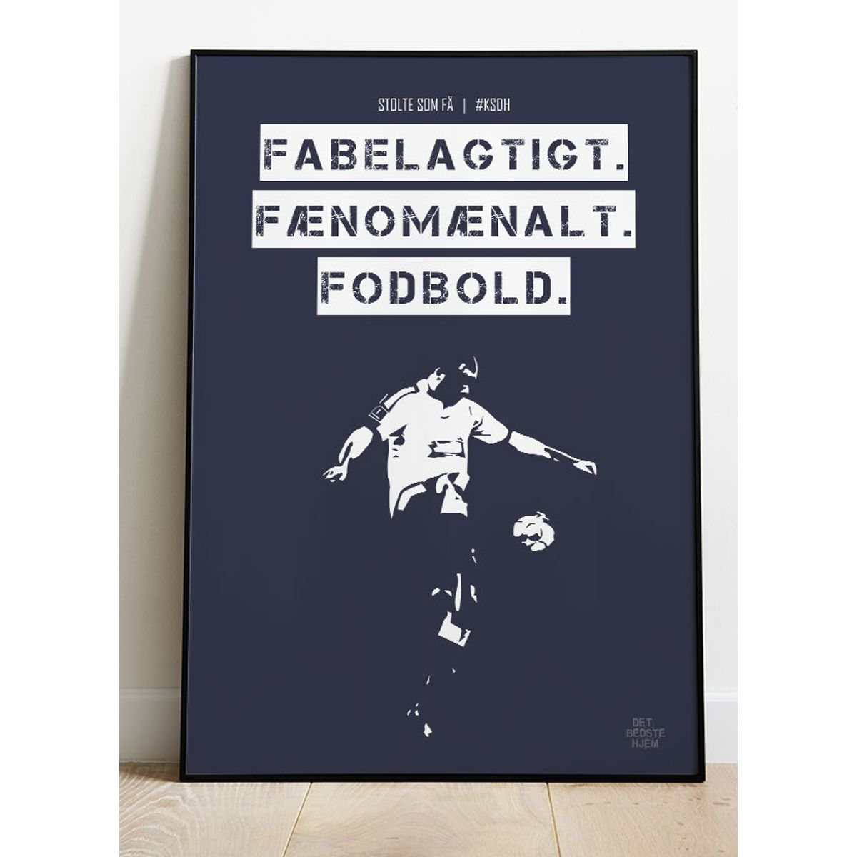 AGF - KSDH fodboldplakat - Fabelagtig - Lilla - 21 x 29,7 (A4) Kr. 199,-