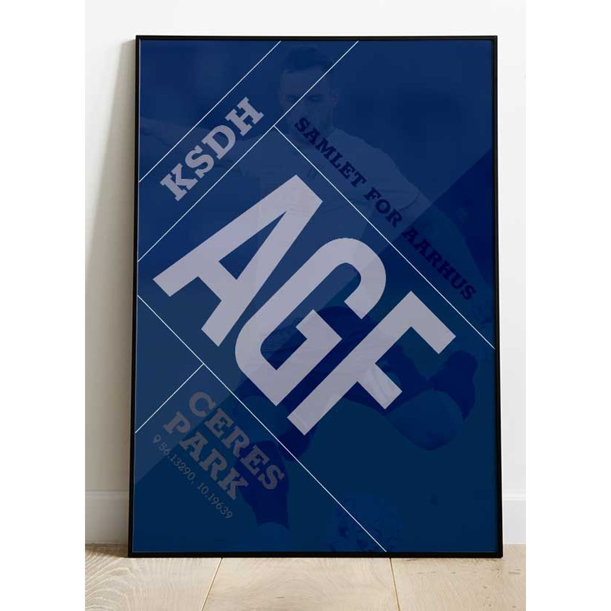 AGF-plakat - Samlet for Aarhus - 30 x 40 cm - Kr. 219,-