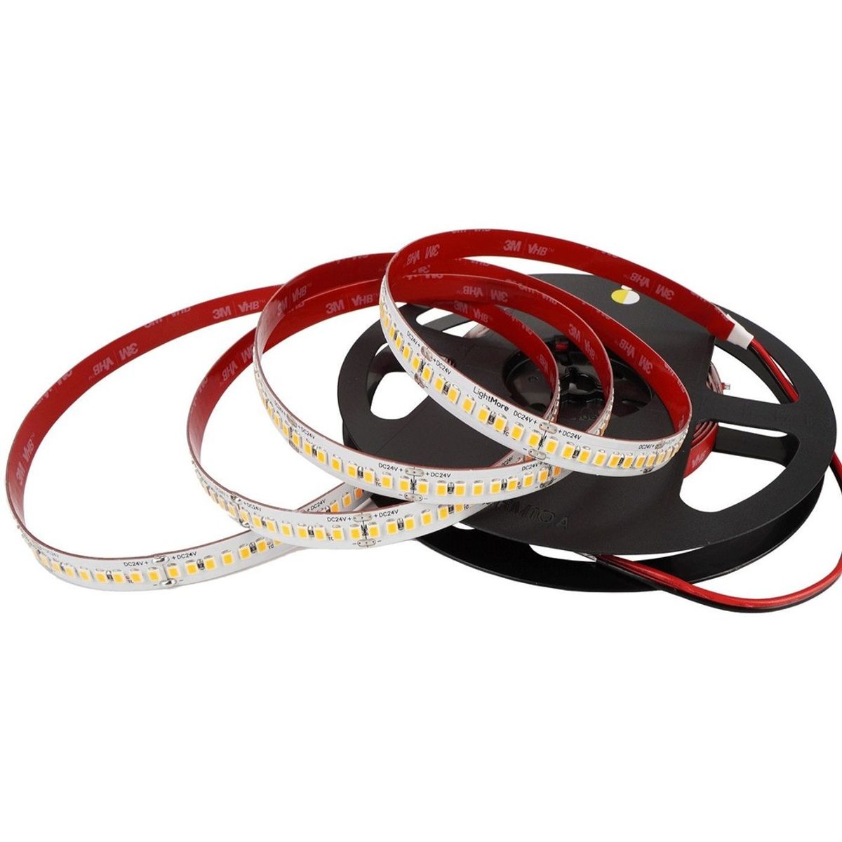 LightMore LED Strip 24V, 18W/m i 3000K, IP20, Ra95 - 5 Meter