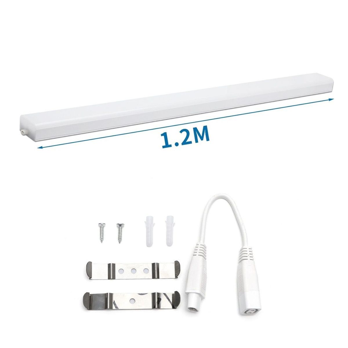 Aigostar skyggefri LED armatur på 24W i 4000K, 230V - 1200 mm