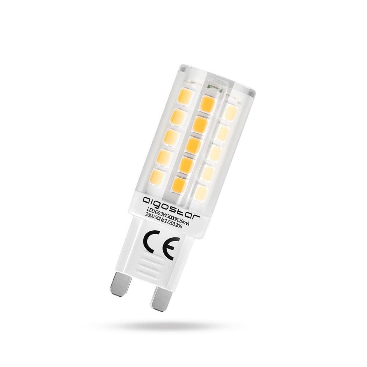 Aigostar Mini G9 LED Pære 3W i 3000K og 350Lm - 360°