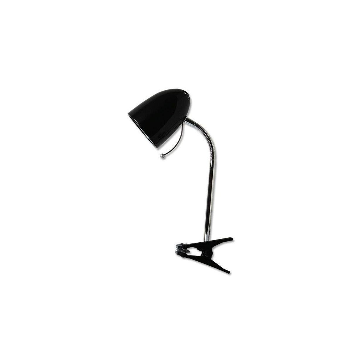 Aigostar klemme lampe med flex-arm til E27, 230V (H 350 mm) i sort