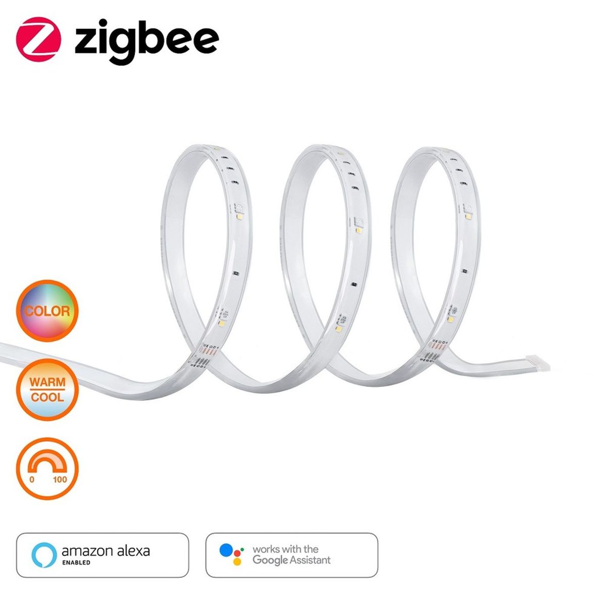 LEDVANCE SMART+ Zigbee LED Strip, 11W, IP65 i RGB+CCT (Komplet)