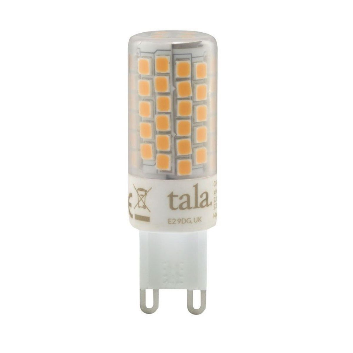 Outlet: RESTSALG - Tala G9 LED Pære 3,6W i 2700K, Dæmpbar, Ra97