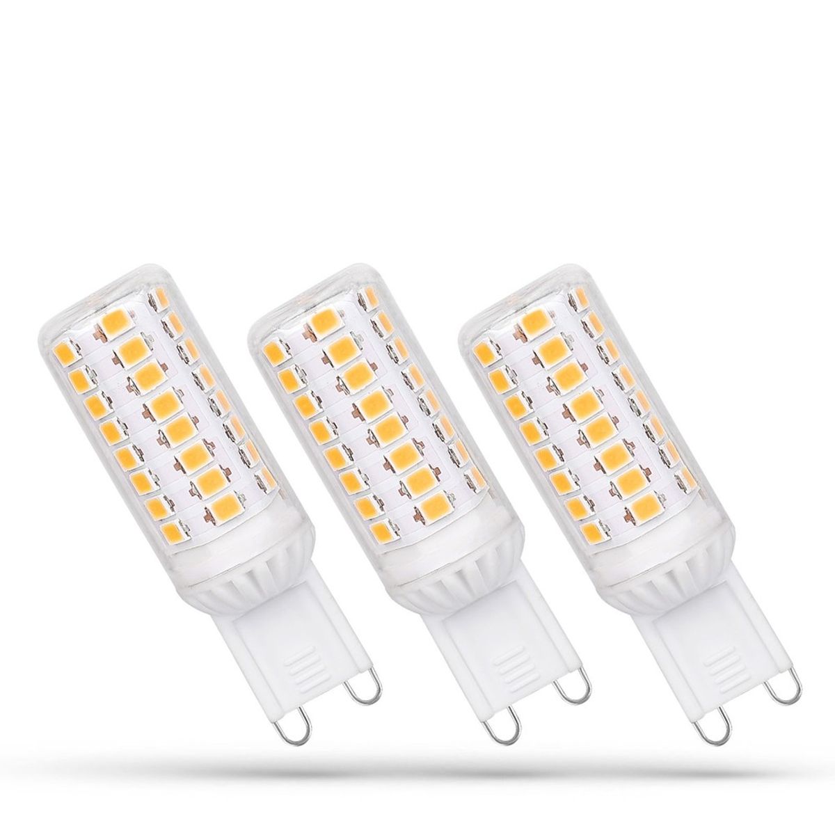 3-pak 4W LED pære - 230V, G9, dæmpbar - Dæmpbar : Dæmpbar, Kulør : Kold