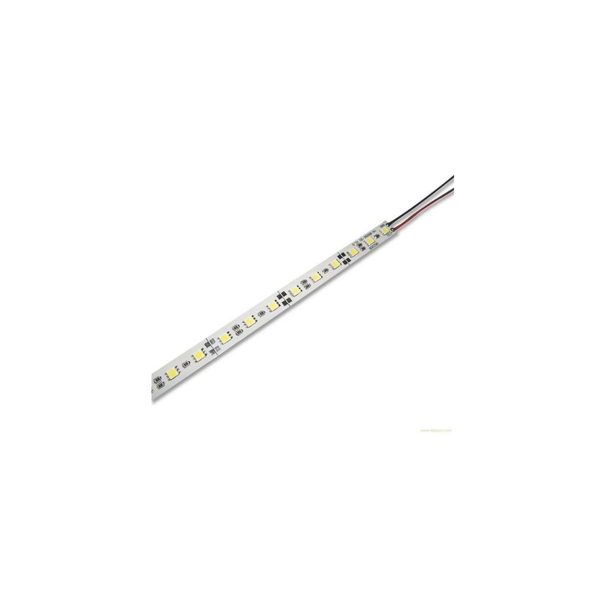 Outlet: Solid alu LED strip - 1 meter, 60 led, ekstra kraftig, 18W, 12V - Kulør : Varm