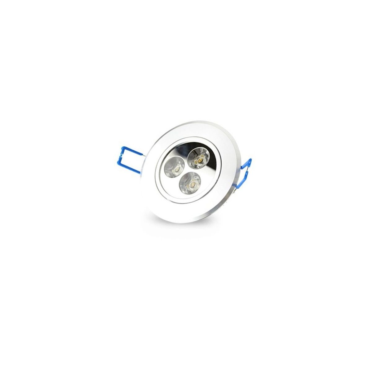 LEDlife 3W indbygningsspot - Hul: Ø7-8 cm, Mål: Ø8,4 cm, 4 cm høj, dæmpbar, 12V/24V - Dæmpbar : Dæmpbar, Kulør : Varm