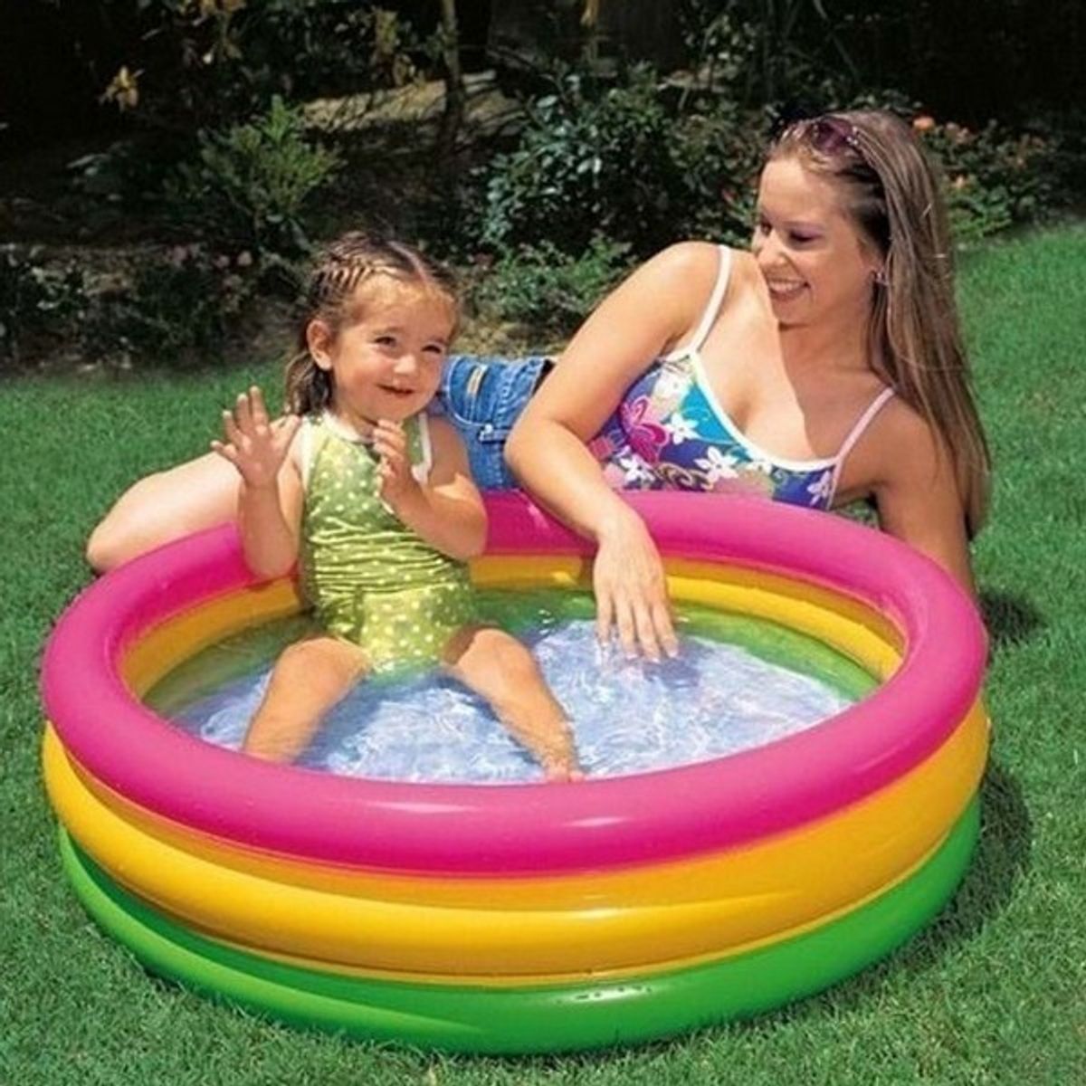 Oppustelig baby pool 62 L