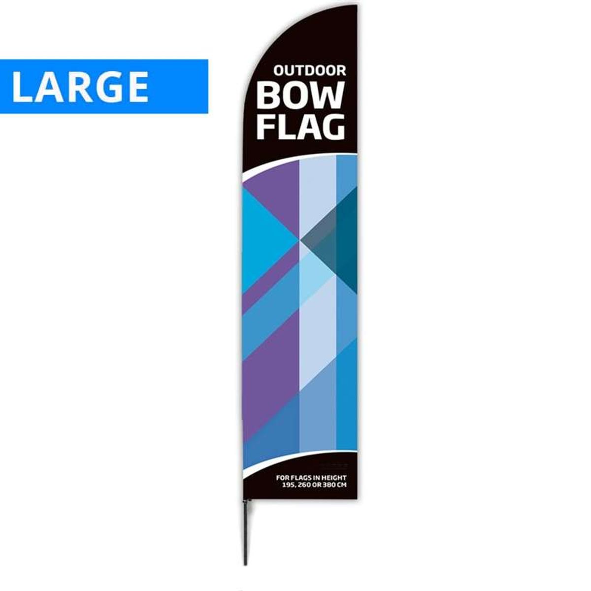 Beachflag, Outdoor Bow Flag, Large