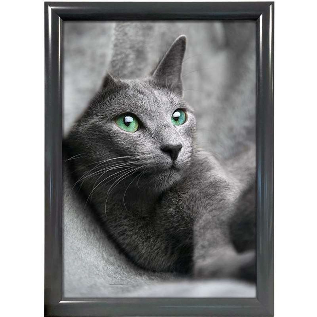 Alu snap frame, 25 mm, A4, antracit grå RAL7012