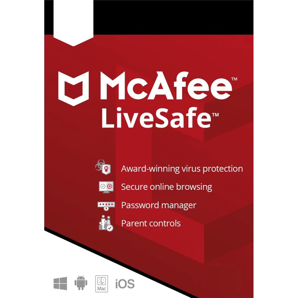 McAfee LiveSafe - ubegrænset enheder / 2 år