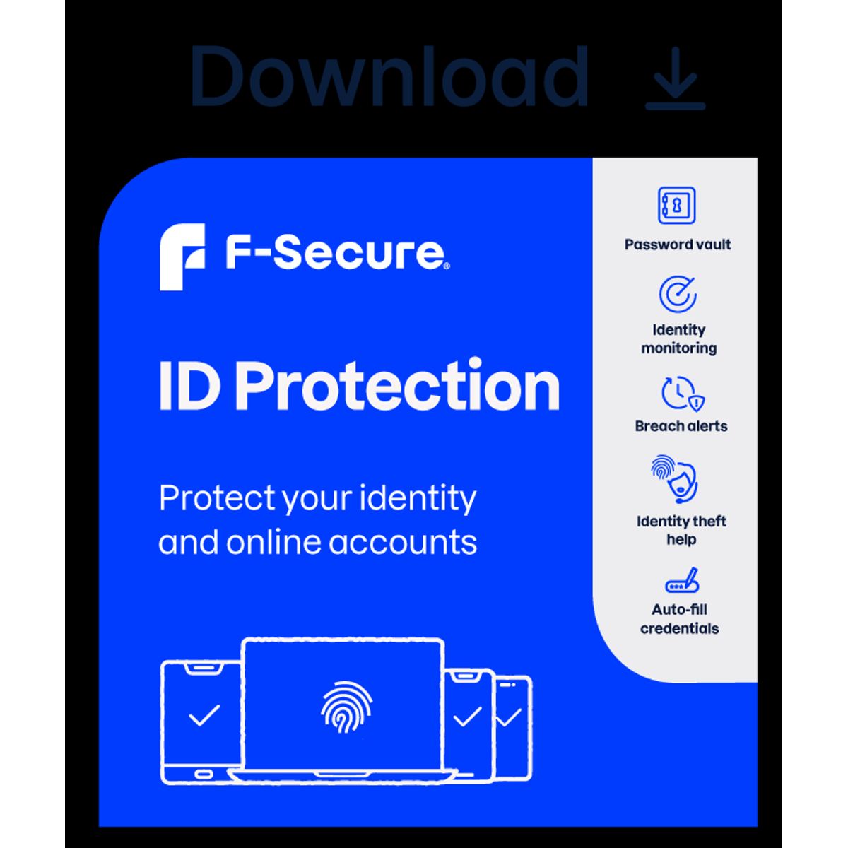 F-Secure ID Protection - 10 enheder / 1 år