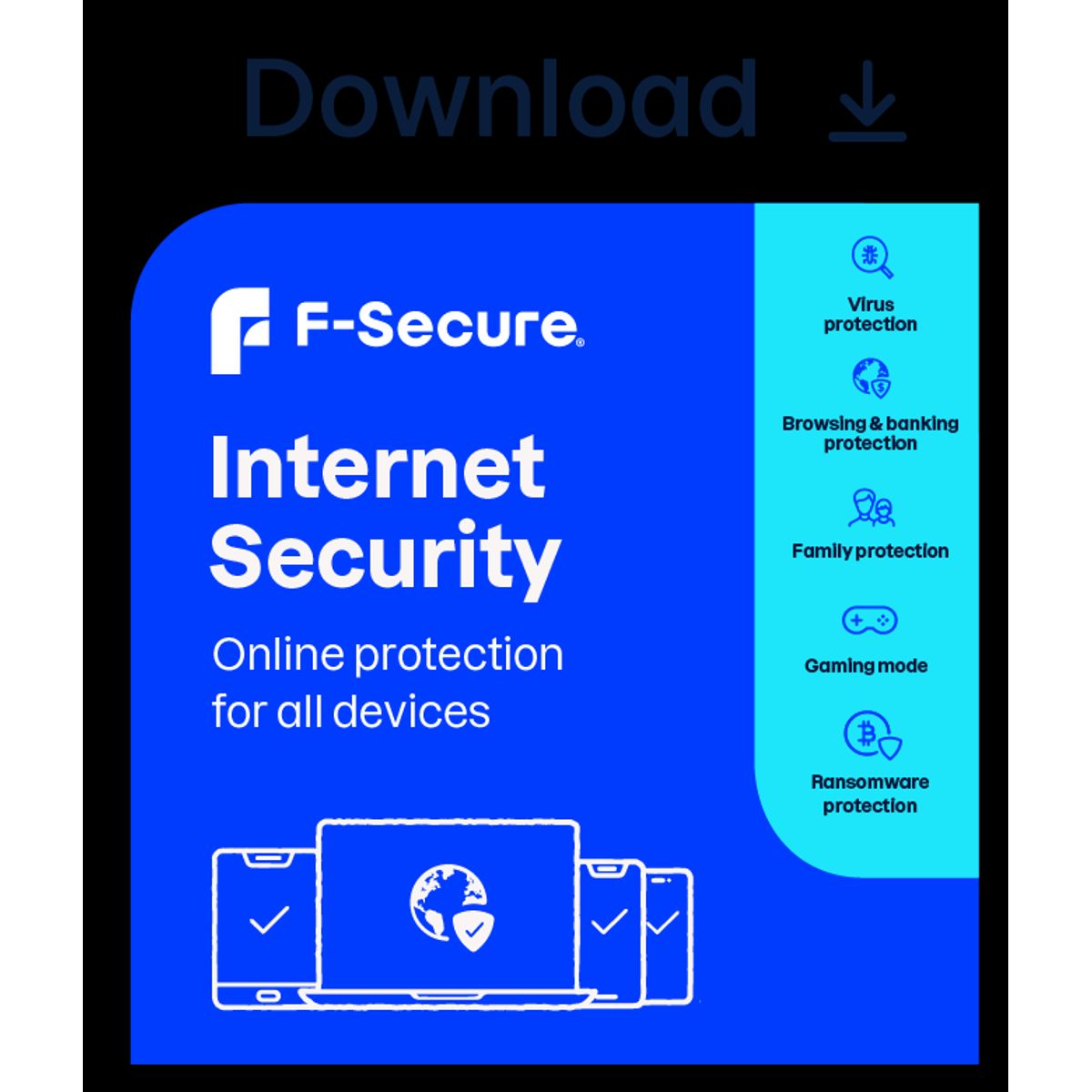 F-Secure Internet Security - 1 enhed / 1 år