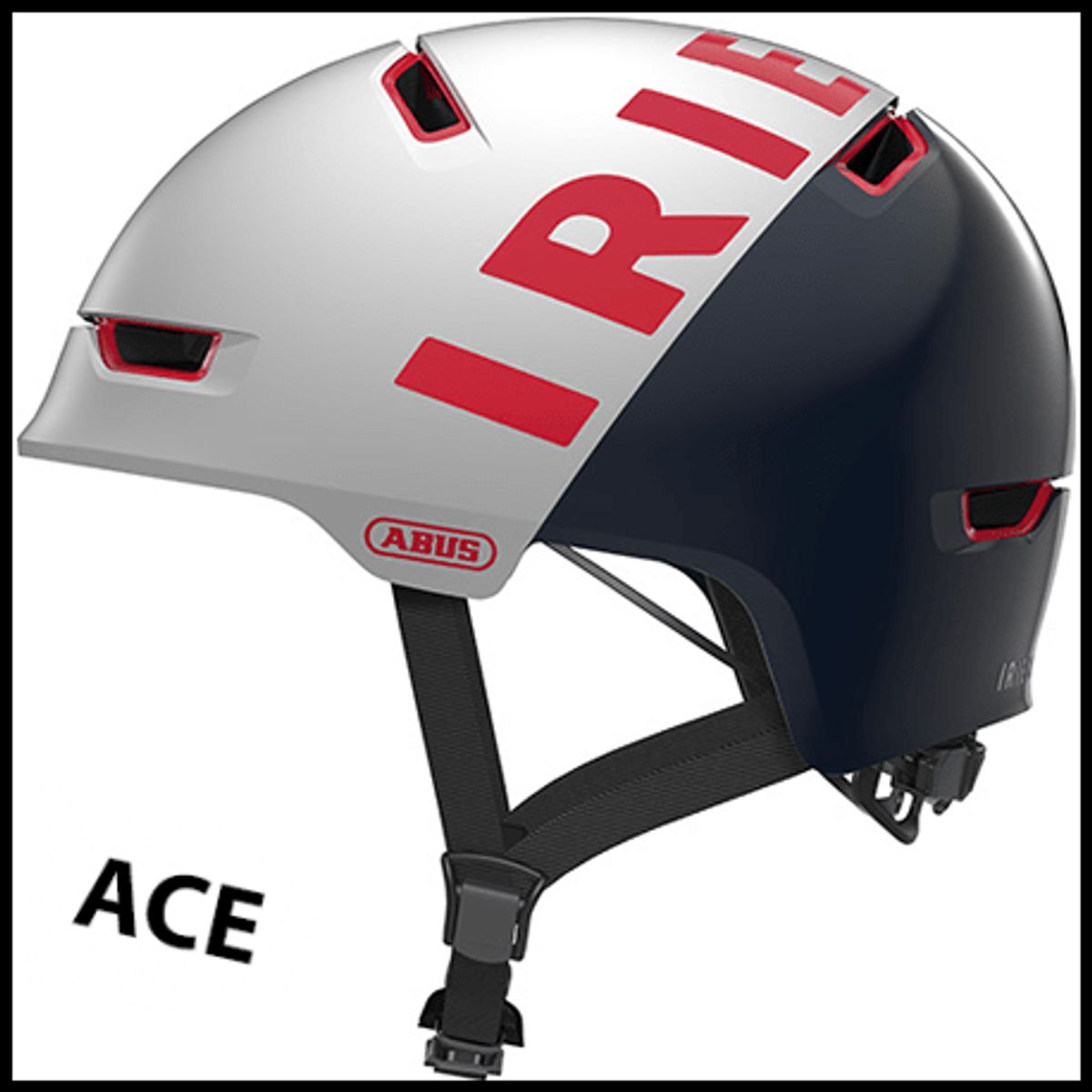 Abus Scraper ACE 3.0 cykelhjelm, Iriedaily white