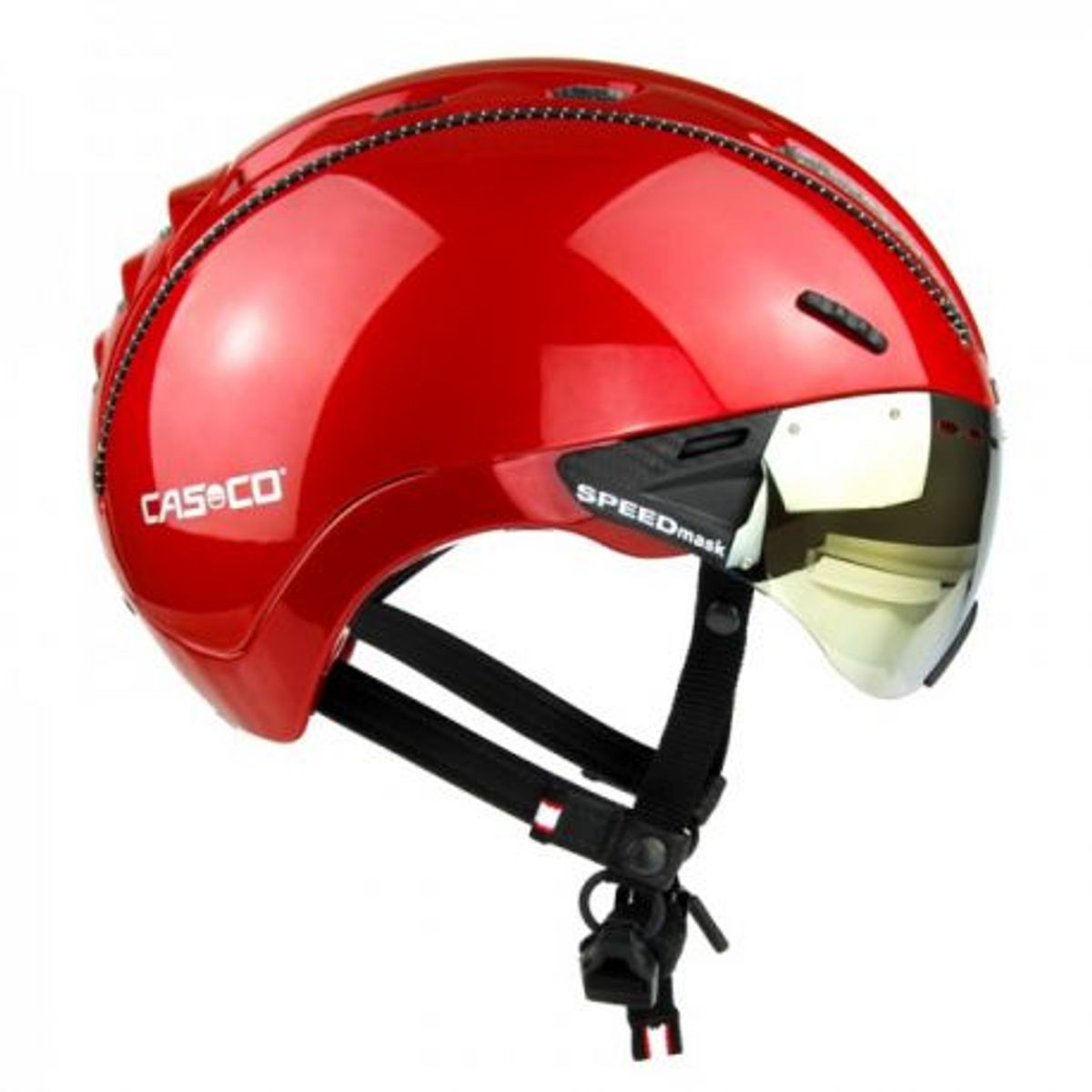 Casco roadster plus cykelhjelm - Glossy red