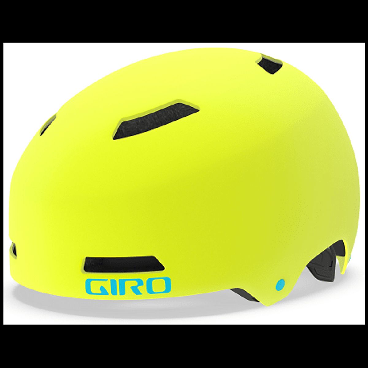 Giro Dime FS junior cykelhjelm, citron/iceberg